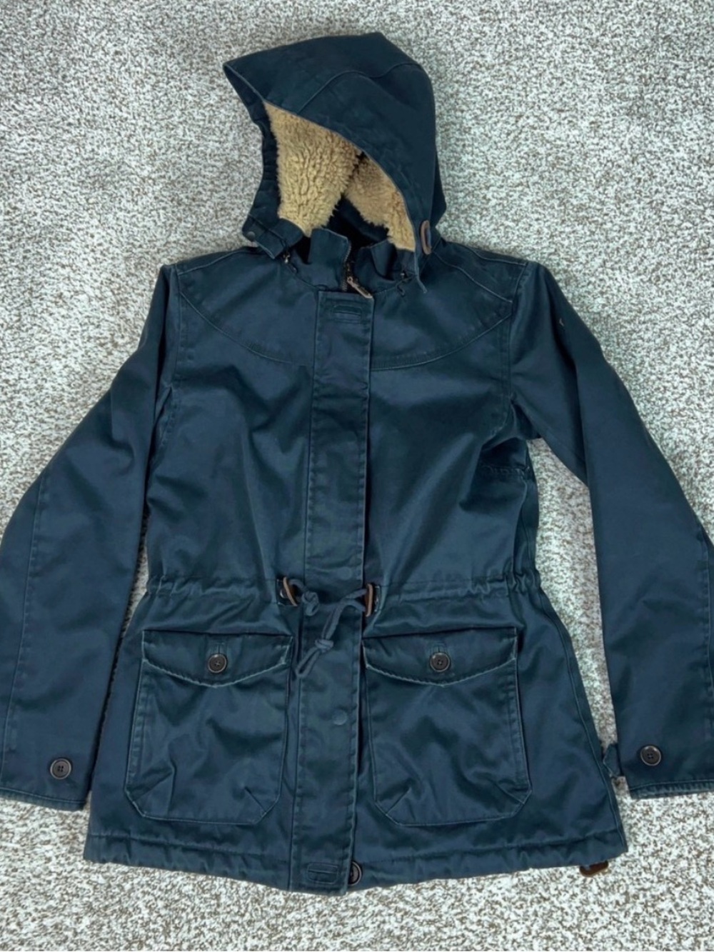Timberland Waterproof Women's Hooded Parka Jacket - Navy, Sz S